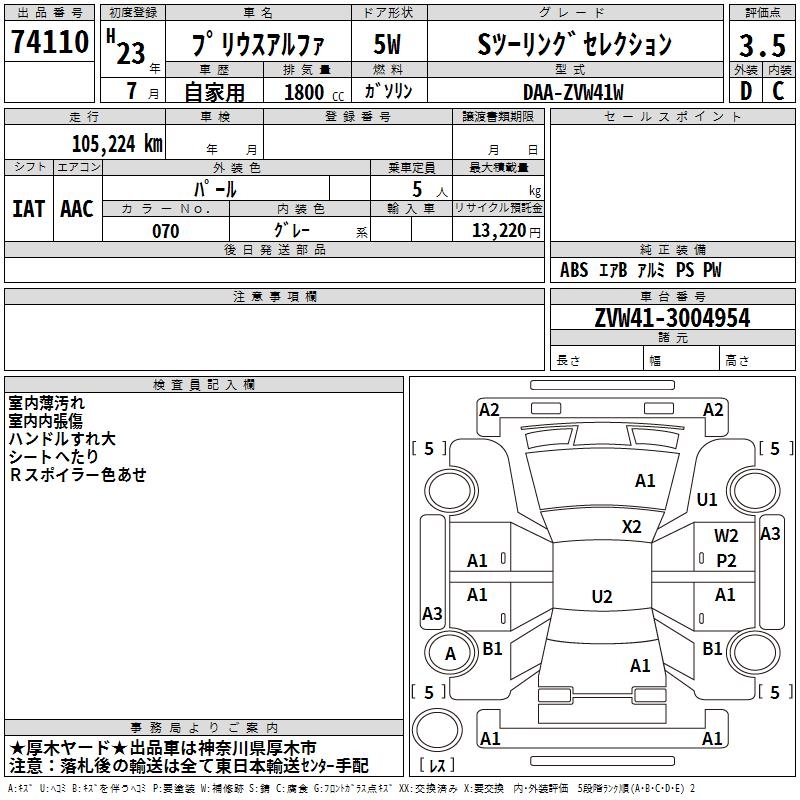 TOYOTA PRIUS ALPHA
