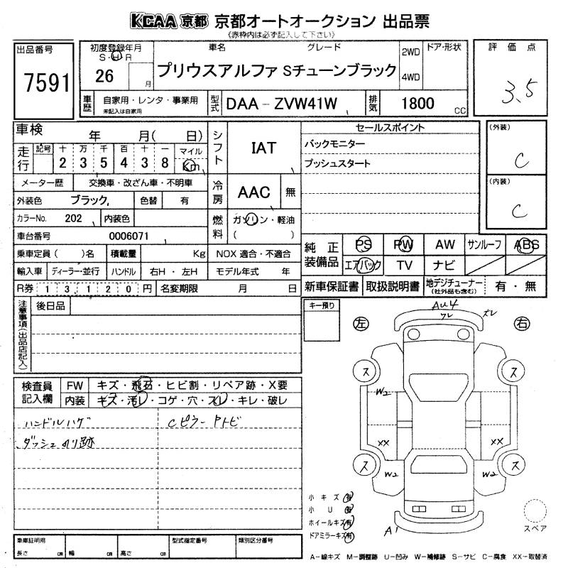 TOYOTA PRIUS ALPHA