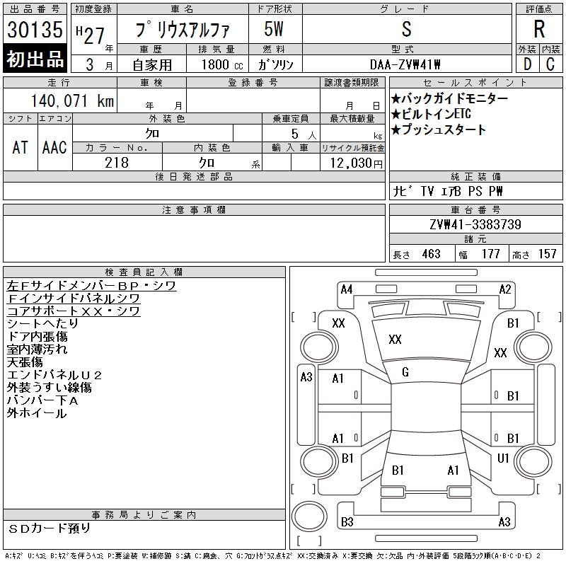TOYOTA PRIUS ALPHA