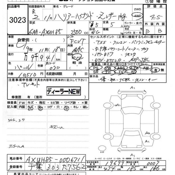 TOYOTA HARRIER
