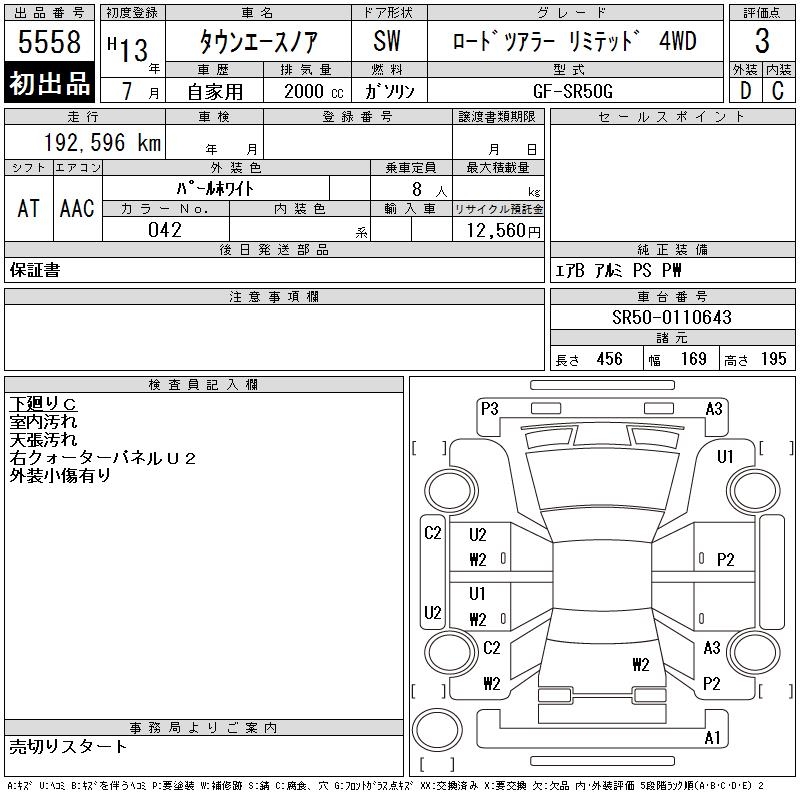 TOYOTA TOWN ACE NOAH
