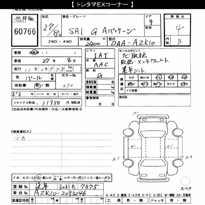 TOYOTA SAI