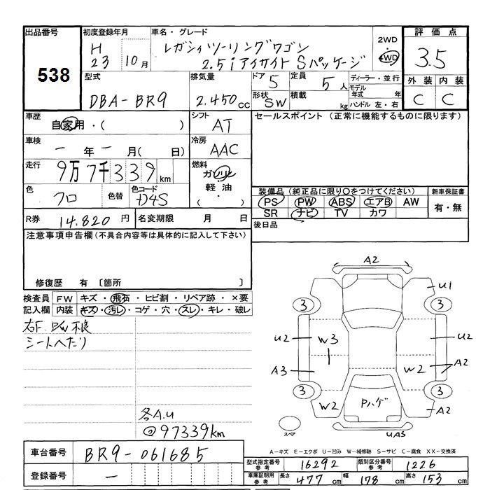 SUBARU LEGACY
