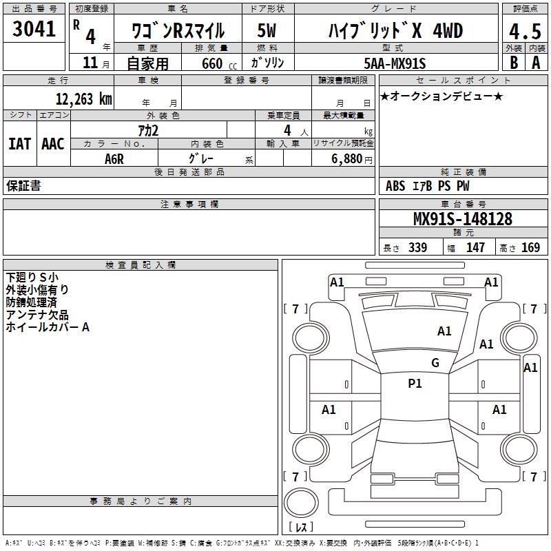 SUZUKI WAGON R SMILE