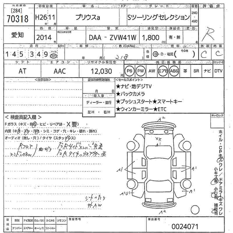TOYOTA PRIUS ALPHA
