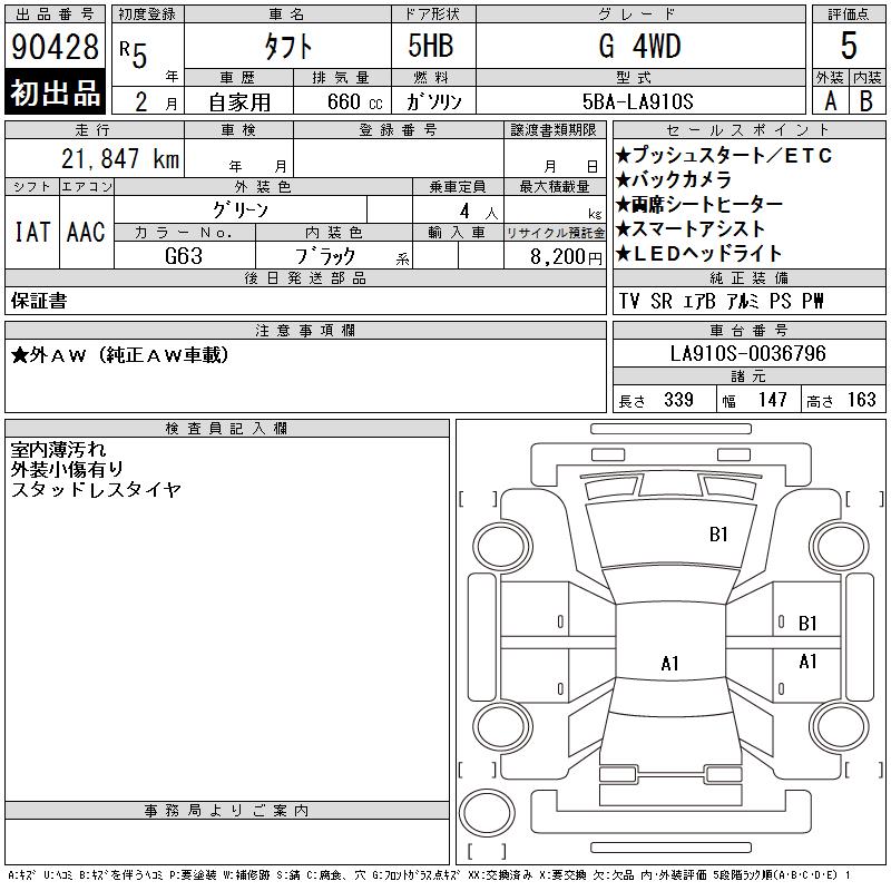 DAIHATSU TAFT