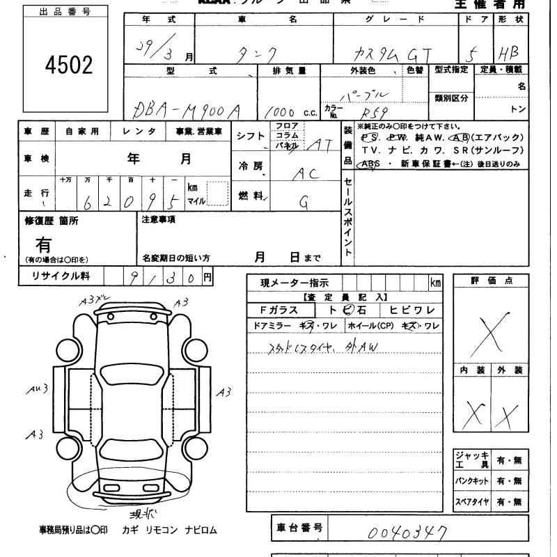 TOYOTA TANK