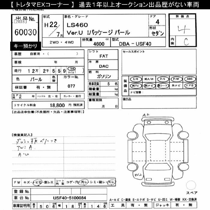 LEXUS LS460