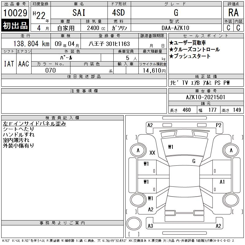 TOYOTA SAI