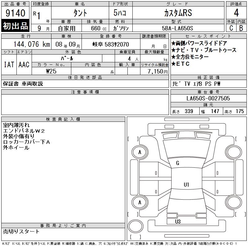 DAIHATSU TANTO