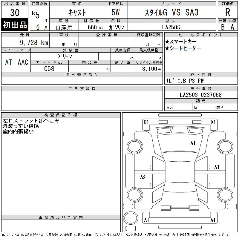 DAIHATSU CAST