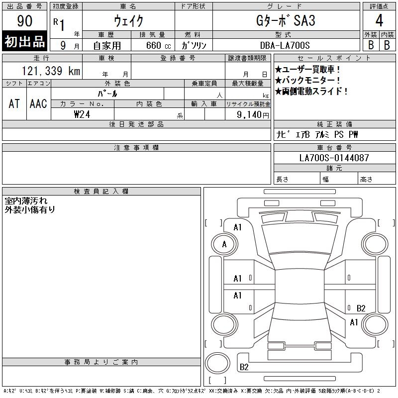 DAIHATSU WAKE