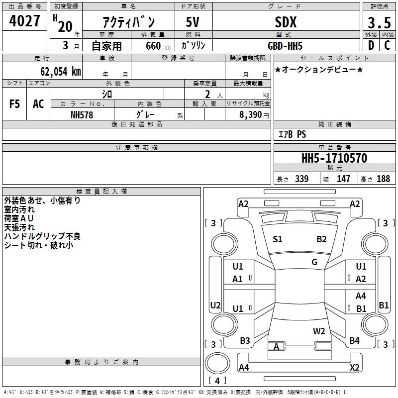 HONDA ACTY