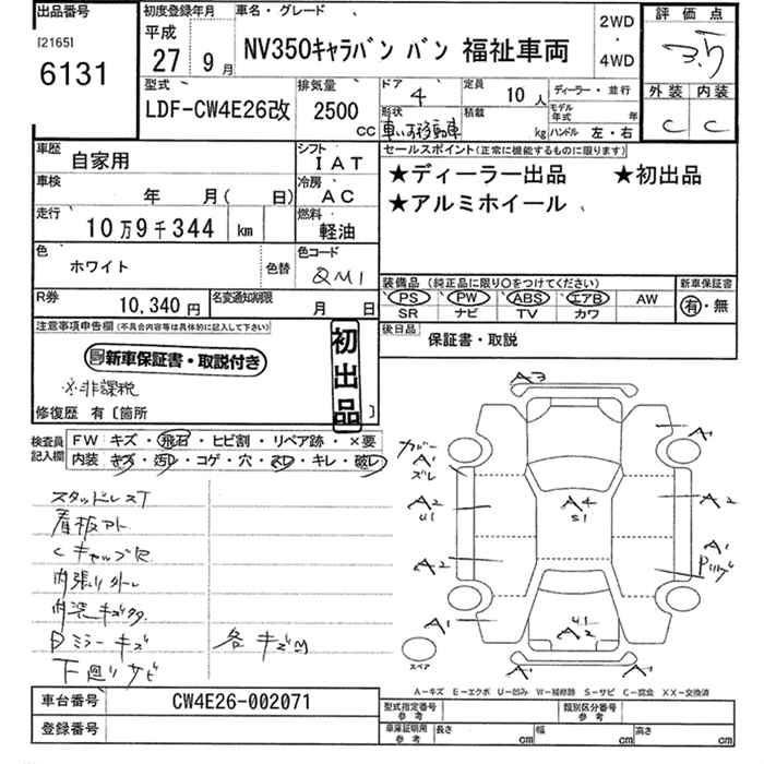 NISSAN NV350 CARAVAN