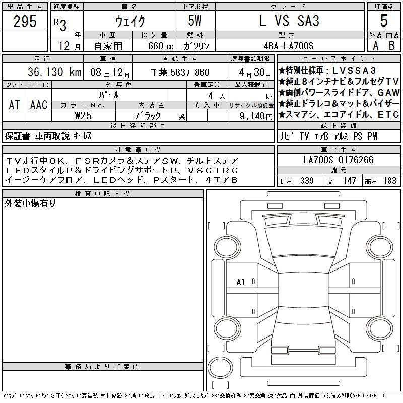 DAIHATSU WAKE