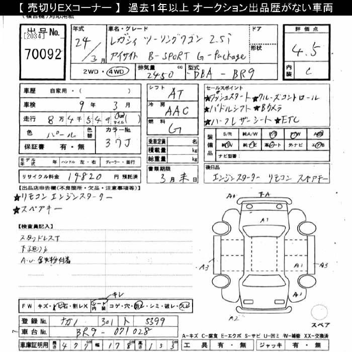 SUBARU LEGACY