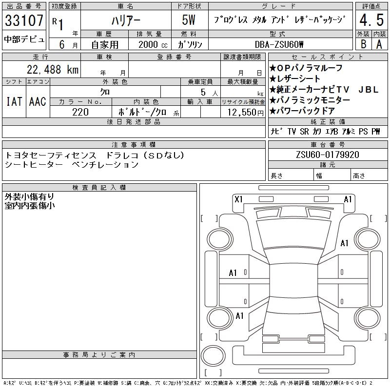 TOYOTA HARRIER