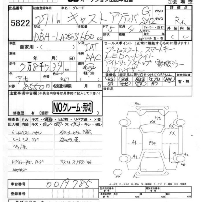 DAIHATSU CAST