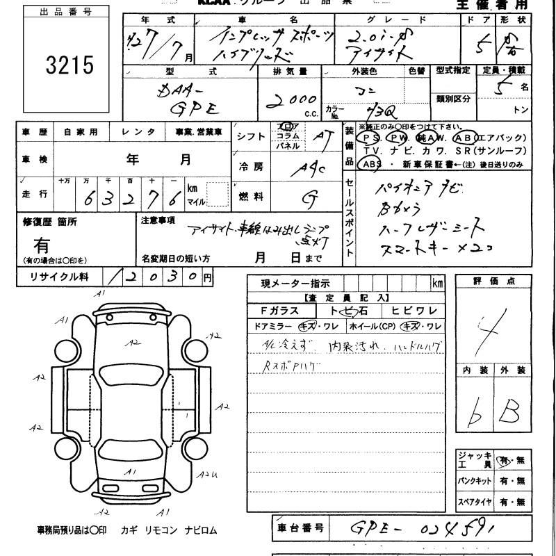 SUBARU XV