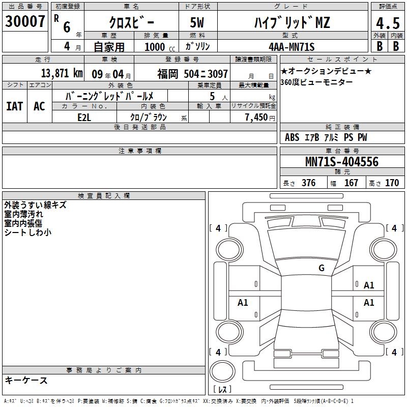 SUZUKI XBEE