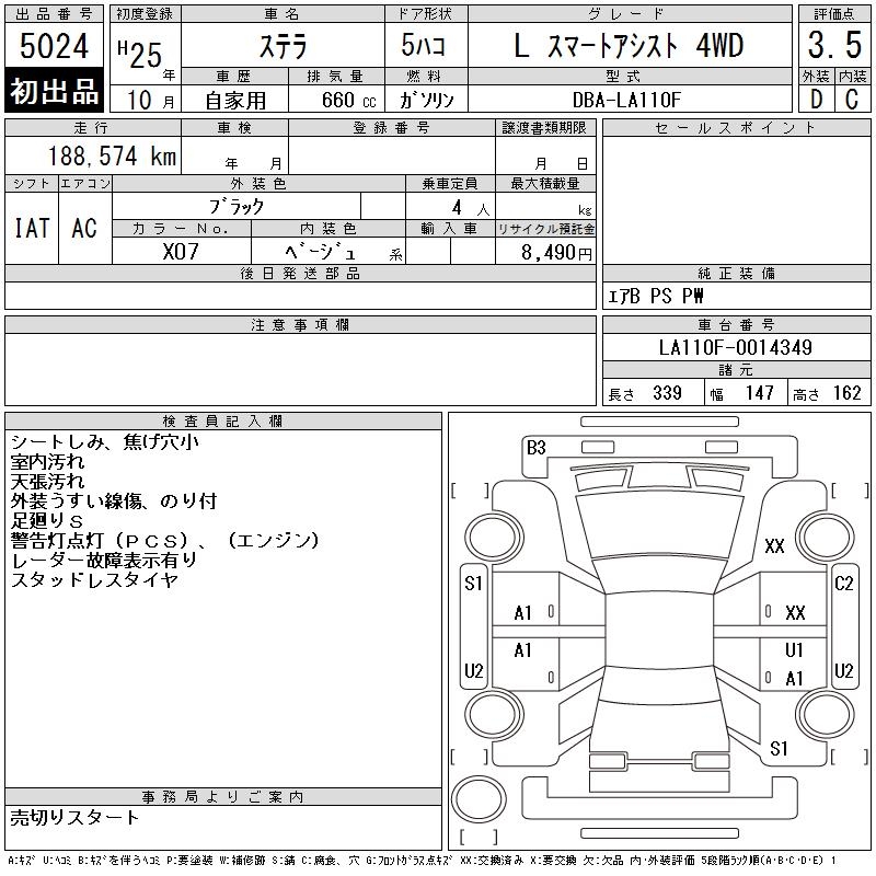 SUBARU STELLA
