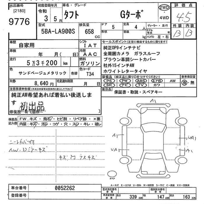 DAIHATSU TAFT