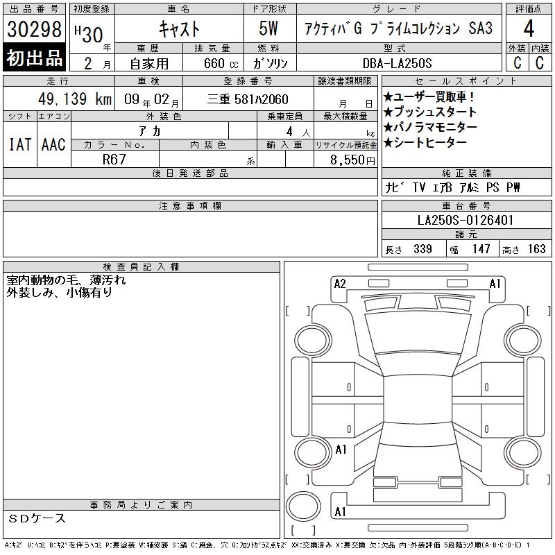 DAIHATSU CAST