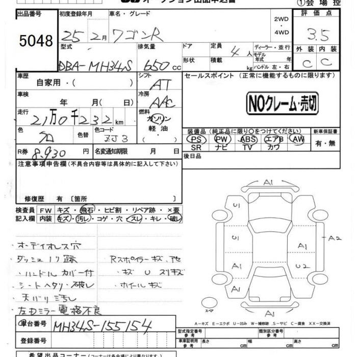 SUZUKI WAGON R
