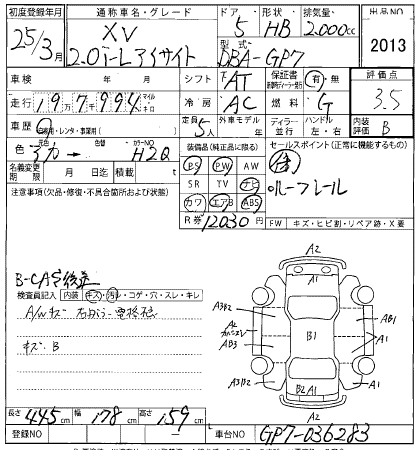 SUBARU XV