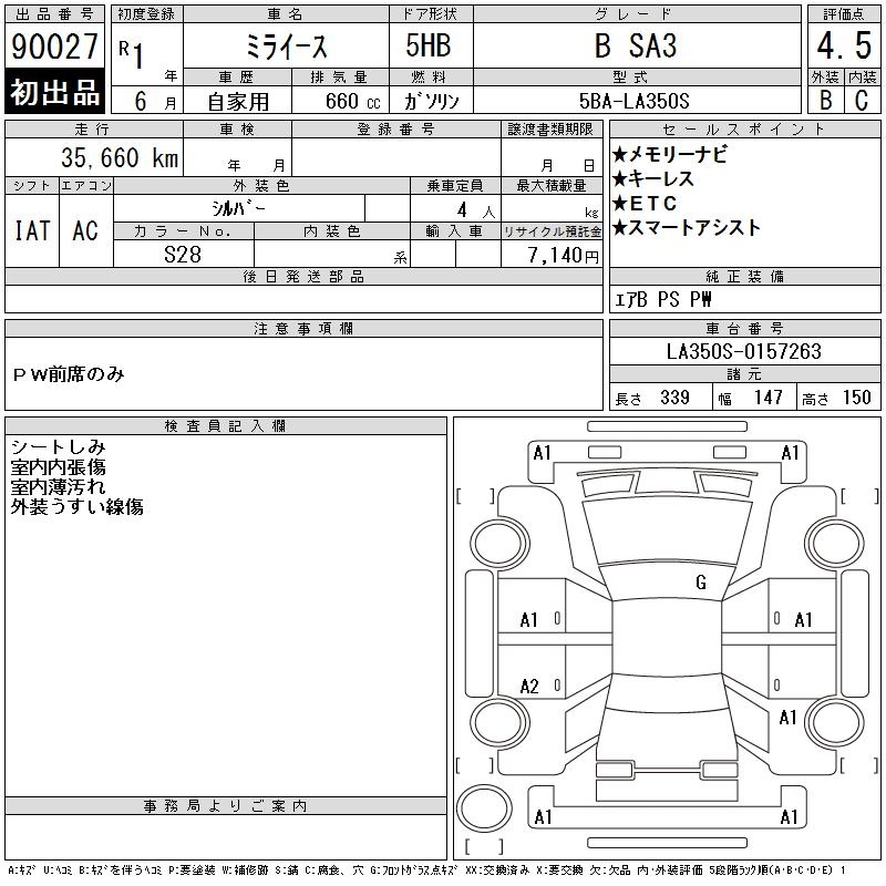 DAIHATSU MIRA E:S