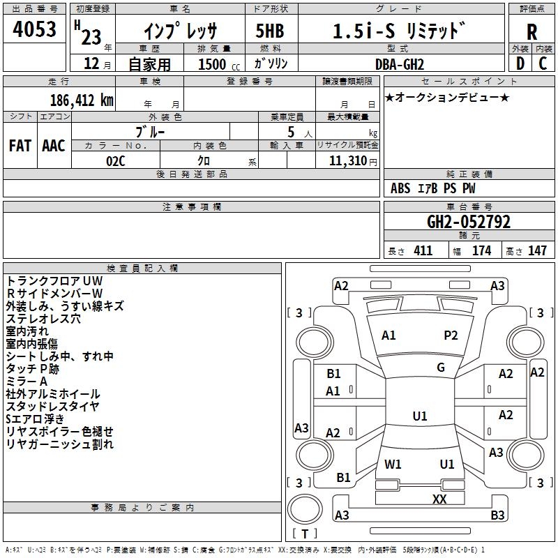 SUBARU IMPREZA
