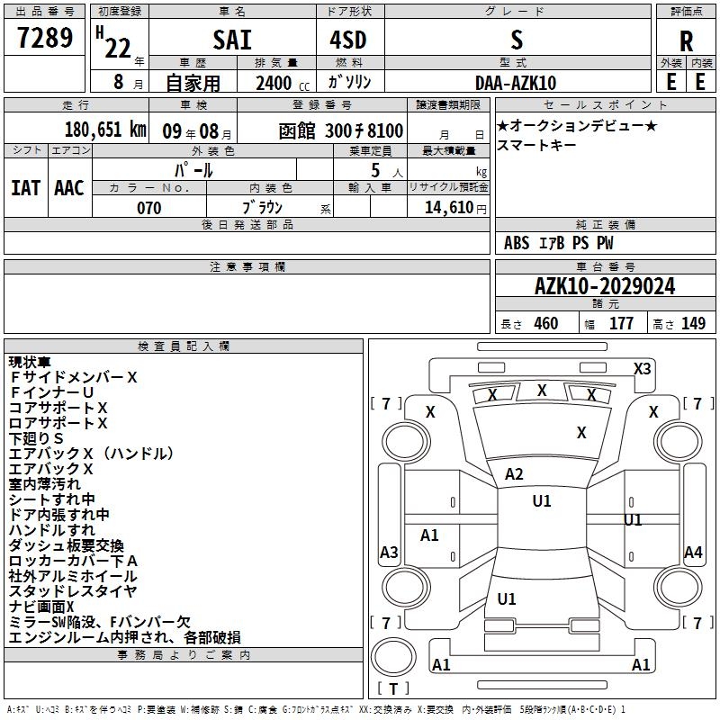 TOYOTA SAI