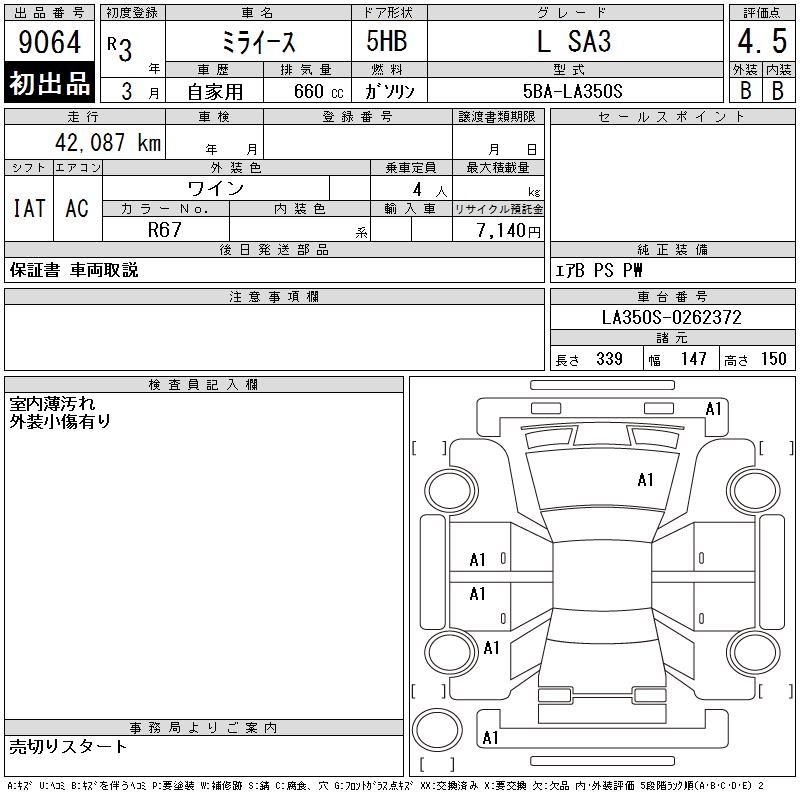 DAIHATSU MIRA E:S