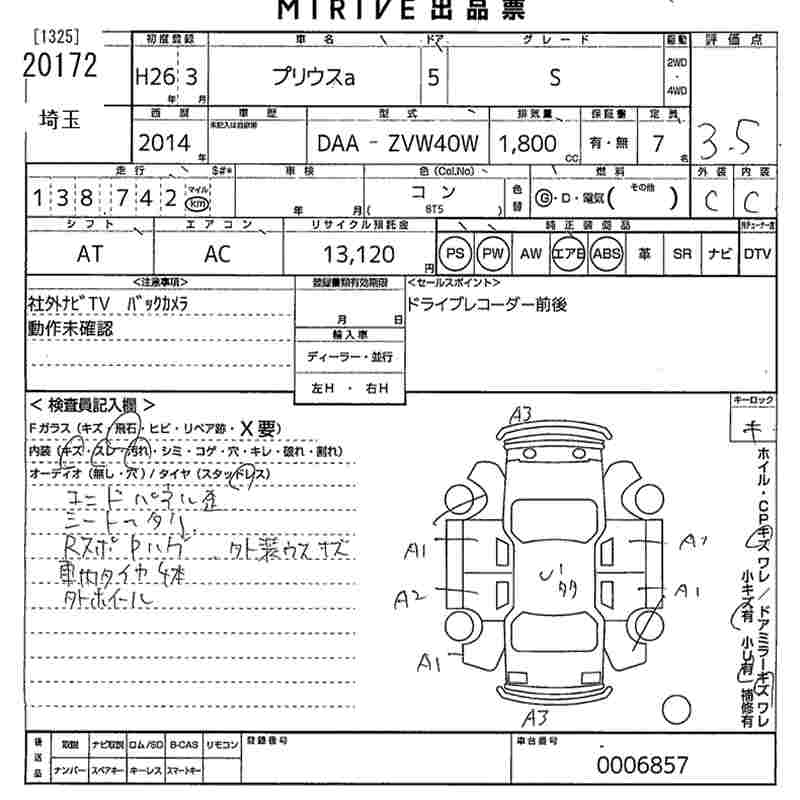 TOYOTA PRIUS ALPHA
