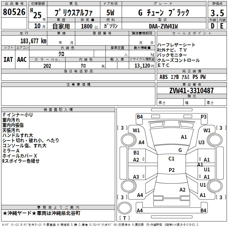 TOYOTA PRIUS ALPHA