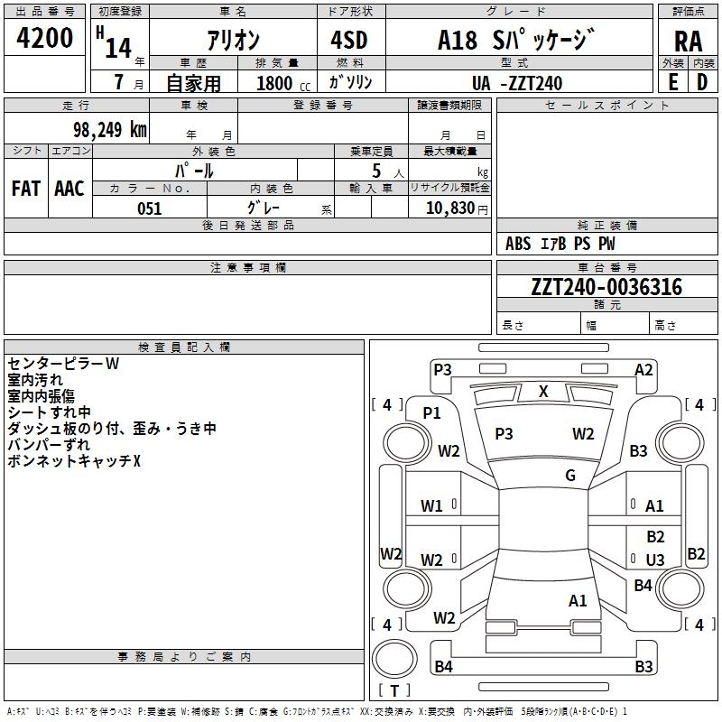 TOYOTA ALLION