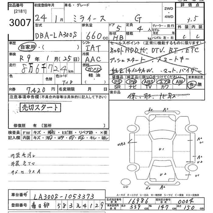 DAIHATSU MIRA E:S