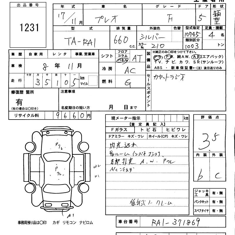 SUBARU PLEO
