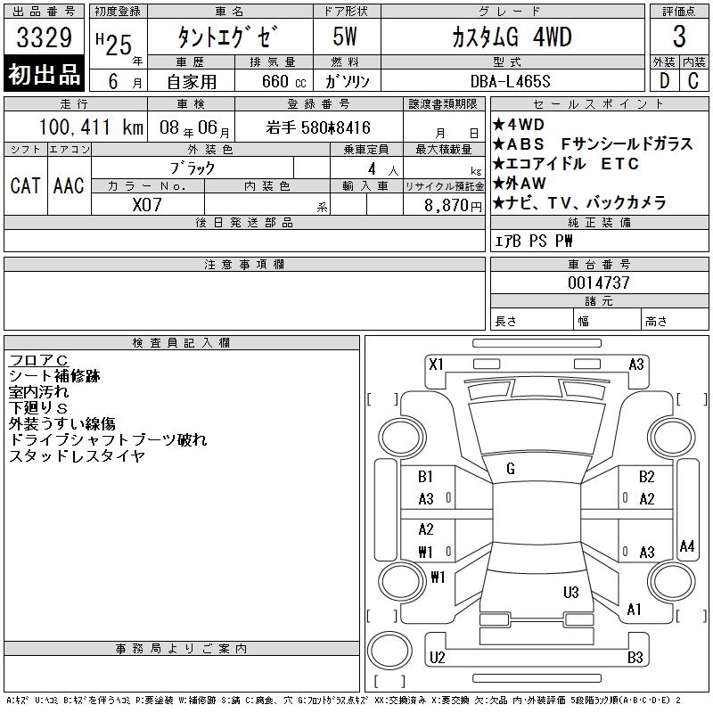 DAIHATSU TANTO EXE