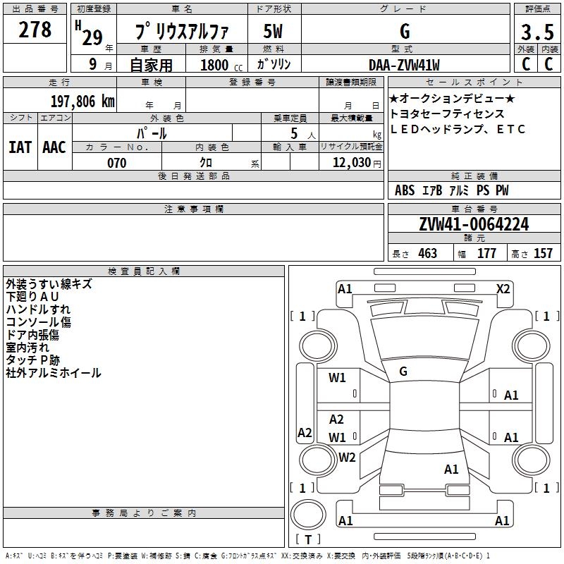 TOYOTA PRIUS ALPHA