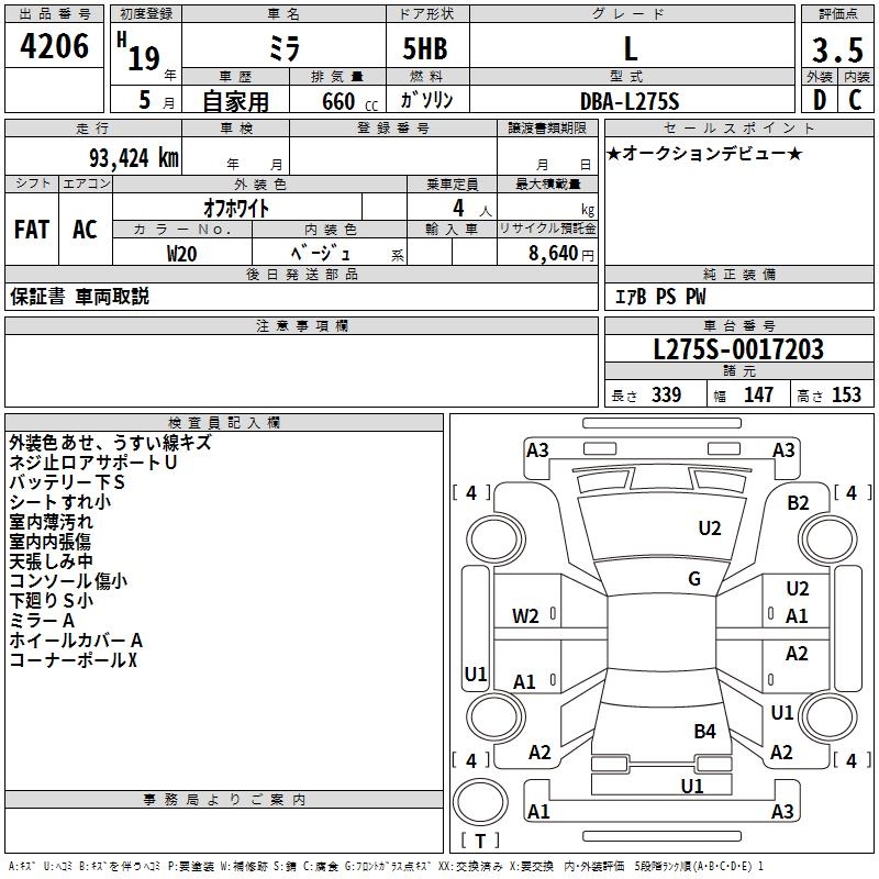 DAIHATSU MIRA