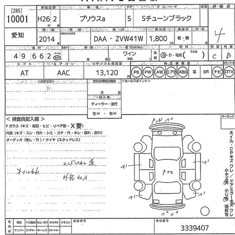 TOYOTA PRIUS ALPHA