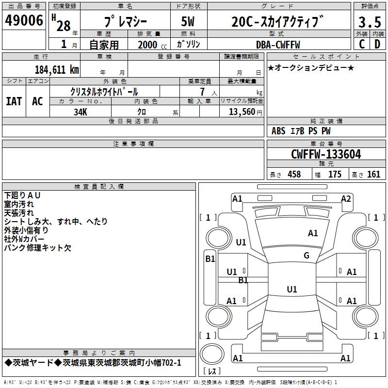 MAZDA PREMACY