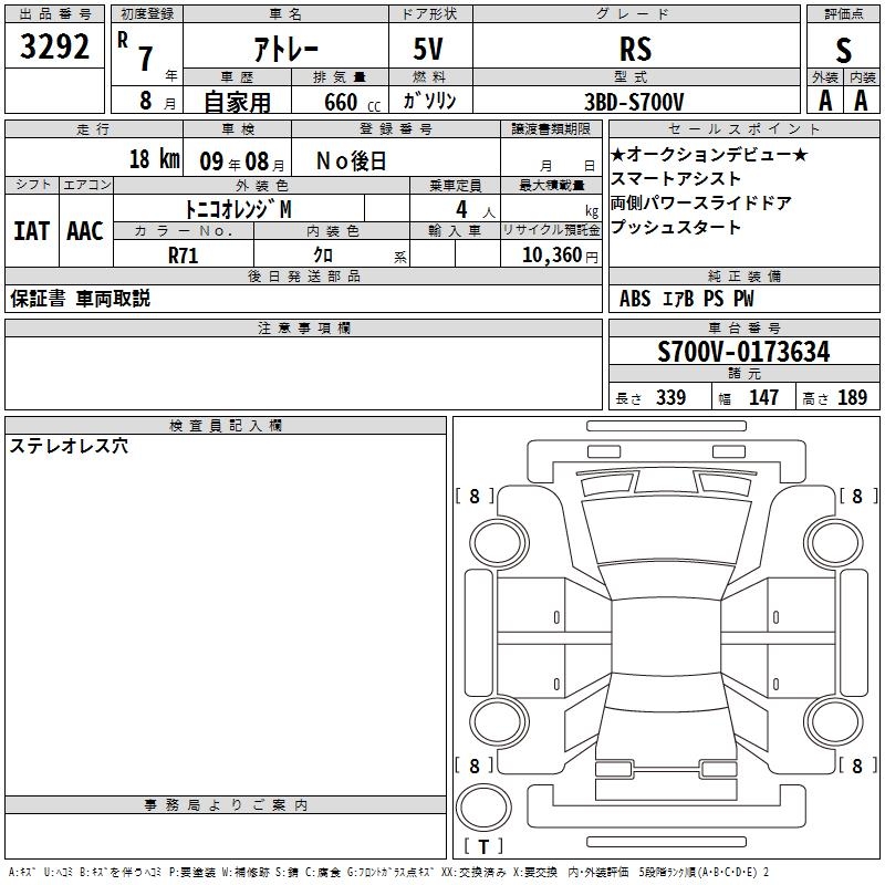 DAIHATSU ATRAI