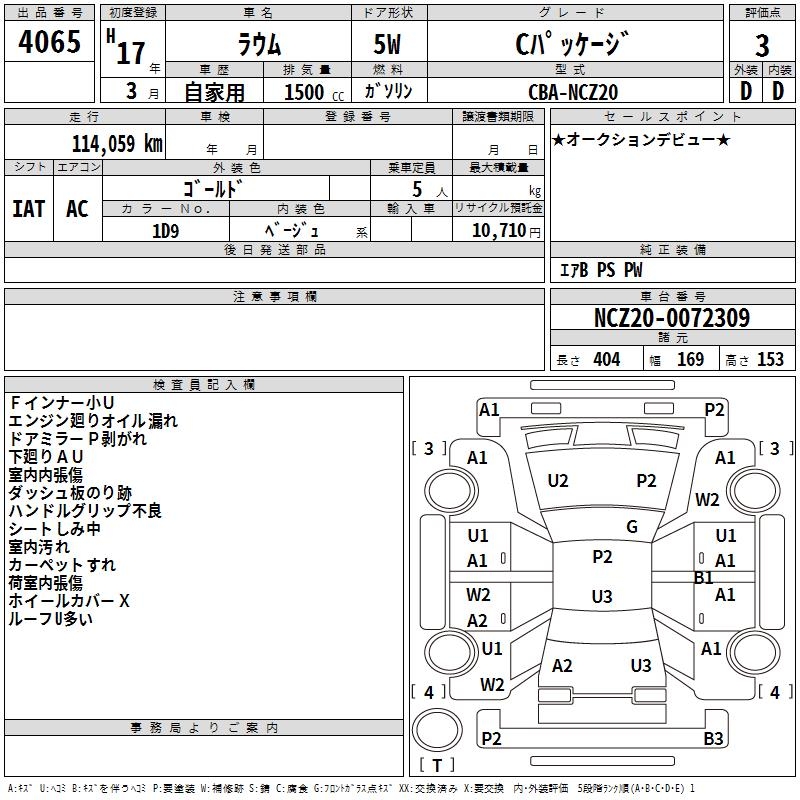 TOYOTA RAUM