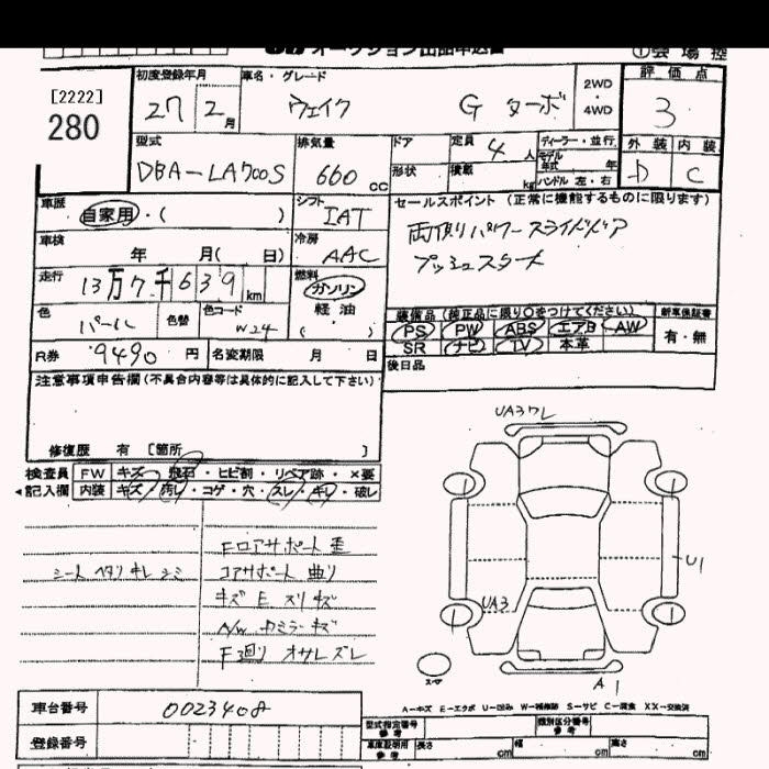 DAIHATSU WAKE