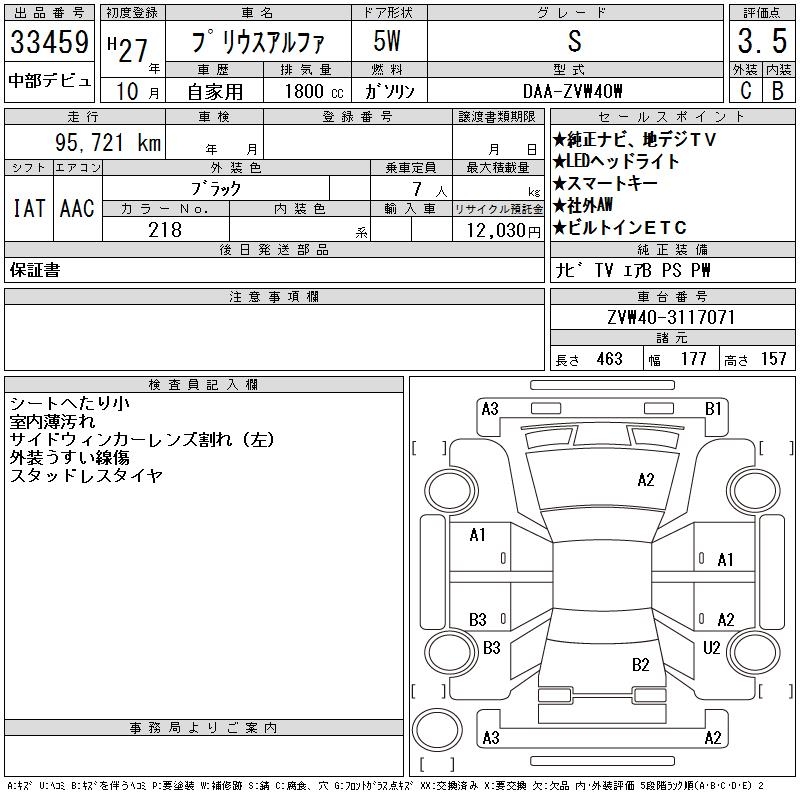 TOYOTA PRIUS ALPHA