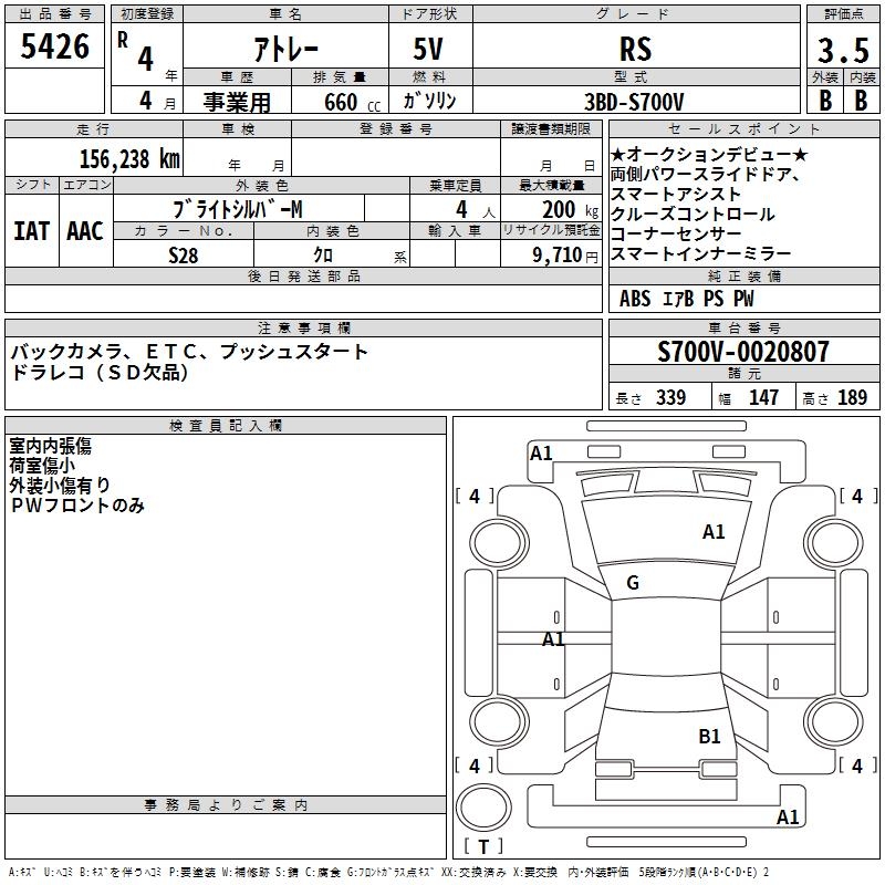 DAIHATSU ATRAI