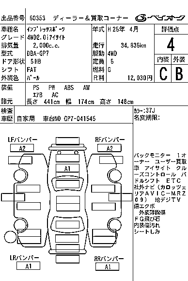 SUBARU XV