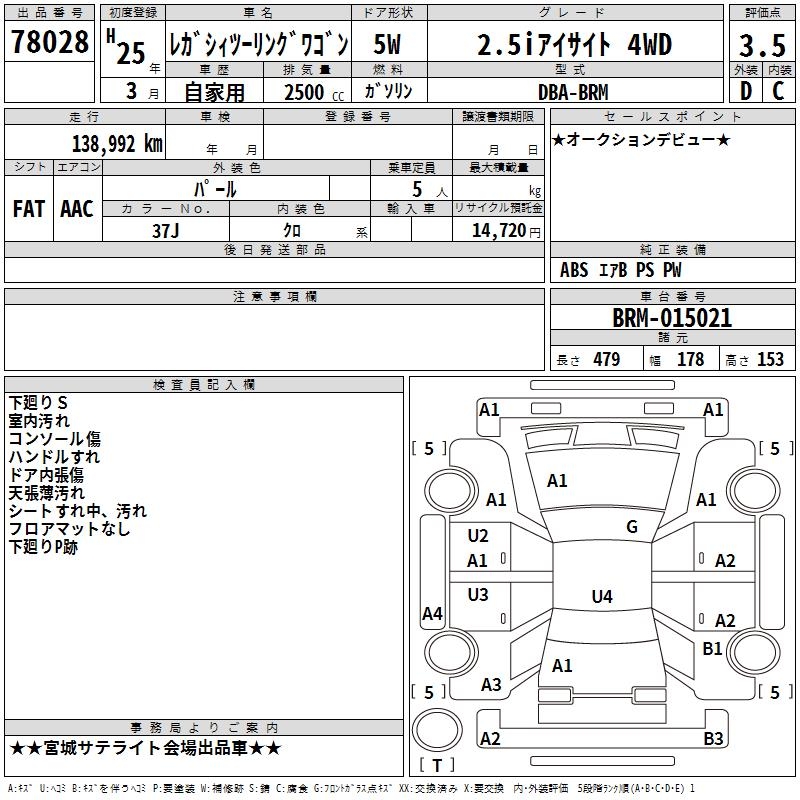 SUBARU LEGACY